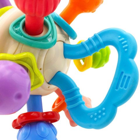 Woopie Baby WOOPIE BABY Miękka Grzechotka 2w1 Gryzak Zabawka Sensoryczna dla Niemowląt 0m+