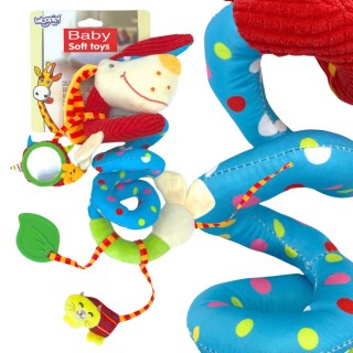Woopie Baby WOOPIE BABY Miękka Zawieszka Spirala do Wózka Łóżeczka Piesek Edukacyjna