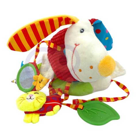 Woopie Baby WOOPIE BABY Miękka Zawieszka Spirala do Wózka Łóżeczka Piesek Edukacyjna