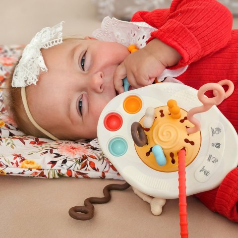 Woopie Baby WOOPIE BABY Zabawka Sensoryczna Montessori Gryzak Grzechotka Wielofunkcyjny UFO