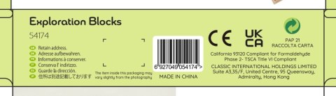 Classic World CLASSIC WORLD Drewniane Klocki Sensoryczne 7 Funkcji Układanka Multifunkcyjna Kształty Dźwięk MONTESSORI 14 el.