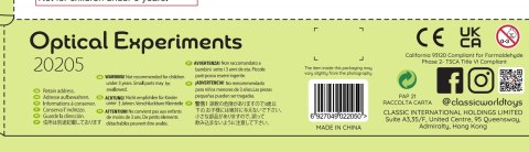 Classic World CLASSIC WORLD Eksperymenty Optyczne Zestaw Sensoryczny Trening Zmysłów 16 el.