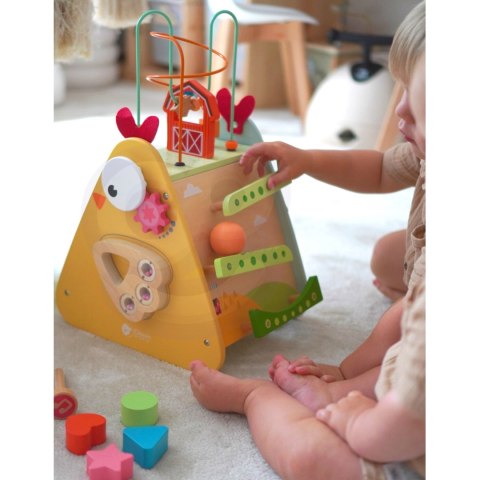 Classic World CLASSIC WORLD Kostka Montessori 10w1 Szczęśliwa Farma XXL