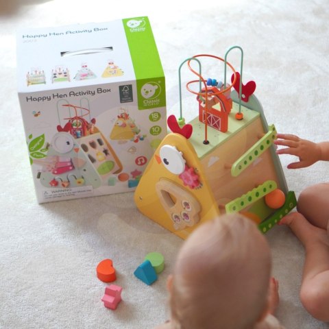 Classic World CLASSIC WORLD Kostka Montessori 10w1 Szczęśliwa Farma XXL