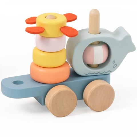 Classic World CLASSIC WORLD Montessori Kolejka Ocean Drewniana Układanka