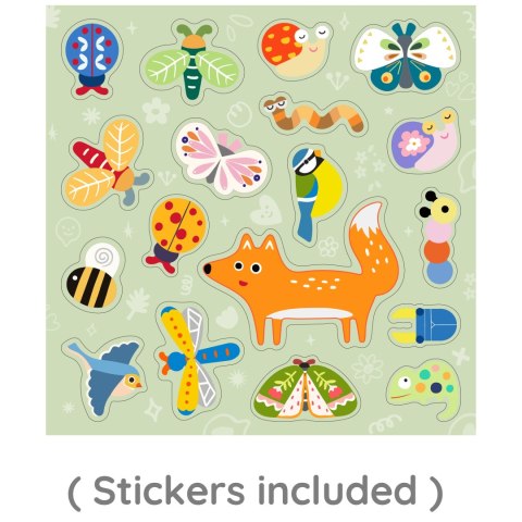 Classic World CLASSIC WORLD Układanka Magnetyczna Zwierzęta Tablica Klocki Puzzle Pamięć 66 el.