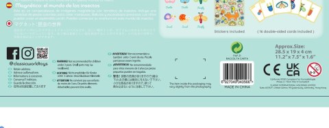 Classic World CLASSIC WORLD Układanka Magnetyczna Zwierzęta Tablica Klocki Puzzle Pamięć 66 el.