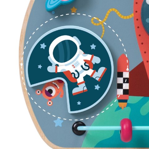 Classic World CLASSSIC WORLD Tablica Manipulacyjna Wielofunkcyjna 6w1 Rakieta