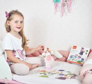 Viga Toys VIGA Drewniana Układanka Magnetyczna Ubieranka Edukacyjna