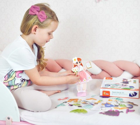 Viga Toys VIGA Drewniana Układanka Magnetyczna Ubieranka Edukacyjna