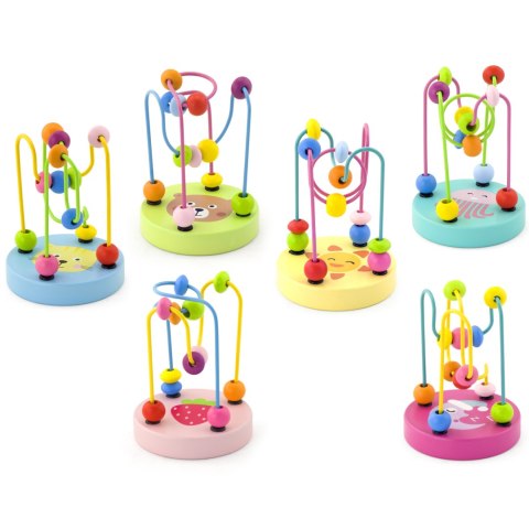 Viga Toys VIGA Drewniany Poręczny Labirynt Przeplatanka Pętla Motoryczna 1szt
