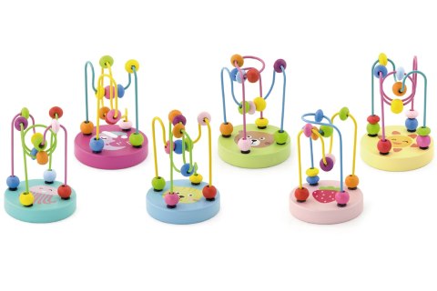 Viga Toys VIGA Drewniany Poręczny Labirynt Przeplatanka Pętla Motoryczna 1szt