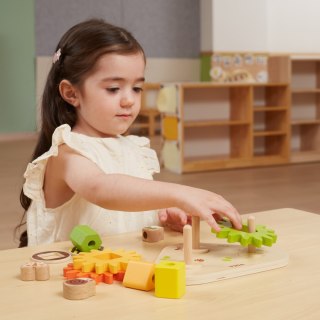 Viga Toys VIGA Drewniany Sorter Koła Zębate "Kształty i Mechanizmy"