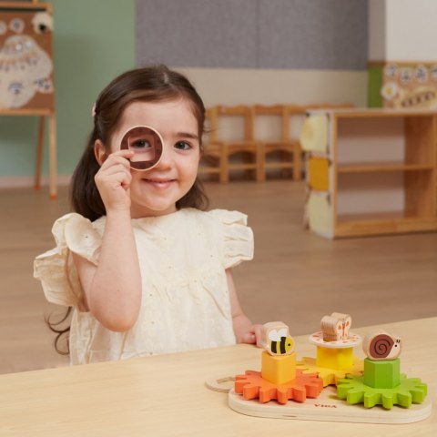 Viga Toys VIGA Drewniany Sorter Koła Zębate "Kształty i Mechanizmy"