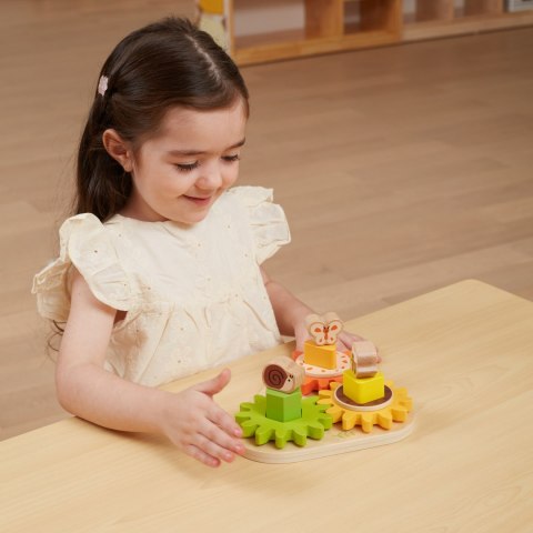 Viga Toys VIGA Drewniany Sorter Koła Zębate "Kształty i Mechanizmy"