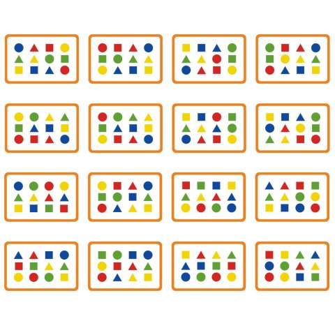 Viga Toys VIGA Gra Logiczna Odwzoruj Kolory i Figury Montessori