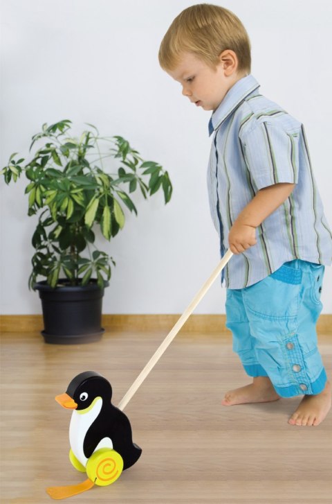 Viga Toys Viga Toys Drewniany Pchacz Pingwin
