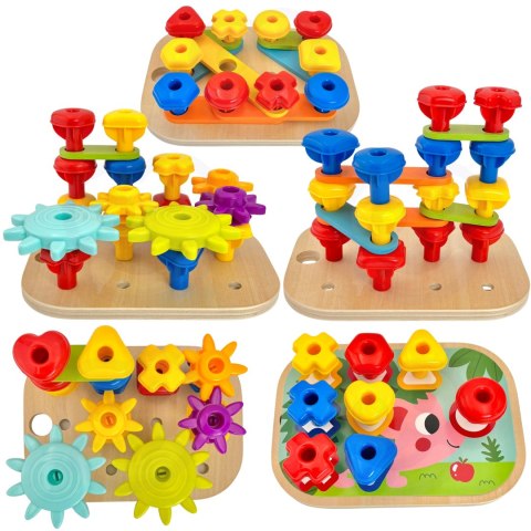 Woopie Let's Go Green WOOPIE GREEN Konstrukcyjny BOX Motoryczny Montessori 12w1 FSC