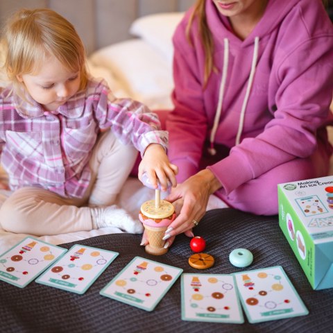 Woopie WOOPIE GREEN Drewniane Lody Układanka Montessori Cukiernia 12 el. FSC Woopie WOOPIE GREEN Drewniane Lody Układanka Montessori Cukiernia 12 el. FSC