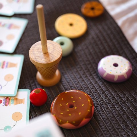 Woopie WOOPIE GREEN Drewniane Lody Układanka Montessori Cukiernia 12 el. FSC Woopie WOOPIE GREEN Drewniane Lody Układanka Montessori Cukiernia 12 el. FSC