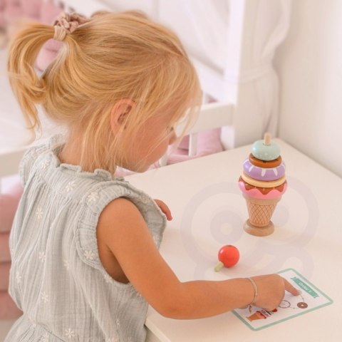 Woopie WOOPIE GREEN Drewniane Lody Układanka Montessori Cukiernia 12 el. FSC Woopie WOOPIE GREEN Drewniane Lody Układanka Montessori Cukiernia 12 el. FSC