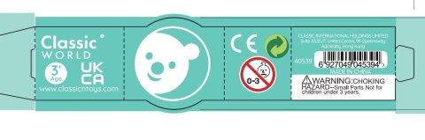 Classic World CLASSIC WORLD Drewniana Harmonijka Ustna dla Dzieci 1 szt.