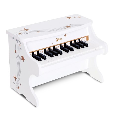 Classic World CLASSIC WORLD Drewniane Pianino dla Dzieci + Książeczka do Nauki