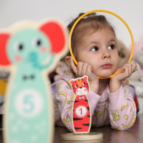 Tooky Toy TOOKY TOY Drewniana Gra Zręcznościowa Rzut do Celu Zwierzątka 15 el. Tooky Toy TOOKY TOY Drewniana Gra Zręcznościowa Rzut do Celu Zwierzątka 15 el.