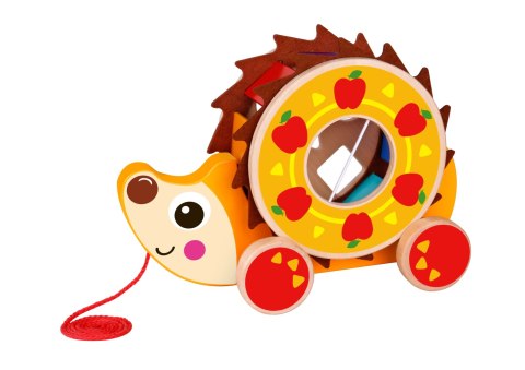 TOOKY TOY Duży Drewniany Sorter Jeż Do Ciągnięcia 2w1 TOOKY TOY Duży Drewniany Sorter Jeż Do Ciągnięcia 2w1