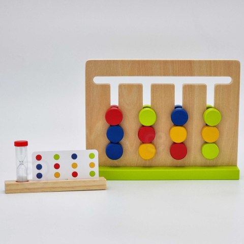 TOOKY TOY Gra Logiczna Układanka na Czas Kolory 30 Wzorów 18 el. TOOKY TOY Gra Logiczna Układanka na Czas Kolory 30 Wzorów 18 el.