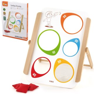 Viga Toys VIGA Drewniana Gra Zręcznościowa Rzut Do Celu Certyfikat FSC