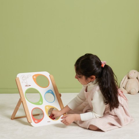 Viga Toys VIGA Drewniana Gra Zręcznościowa Rzut Do Celu Certyfikat FSC