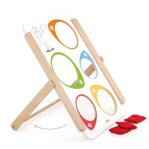 Viga Toys VIGA Drewniana Gra Zręcznościowa Rzut Do Celu Certyfikat FSC