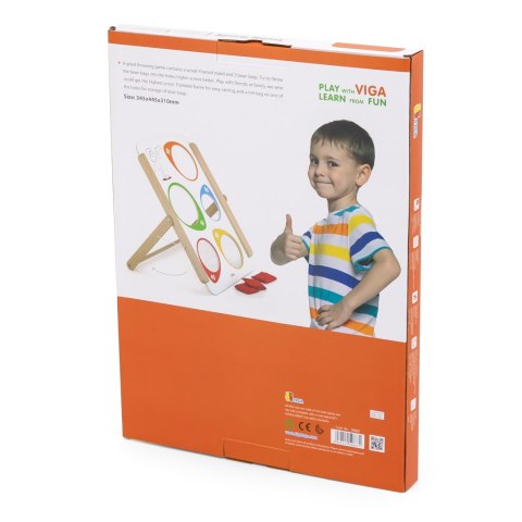 Viga Toys VIGA Drewniana Gra Zręcznościowa Rzut Do Celu Certyfikat FSC