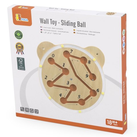Viga Toys VIGA Drewniana Tablica Labirynt Certyfikat FSC Montessori