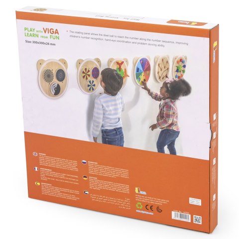 Viga Toys VIGA Drewniana Tablica Labirynt Certyfikat FSC Montessori