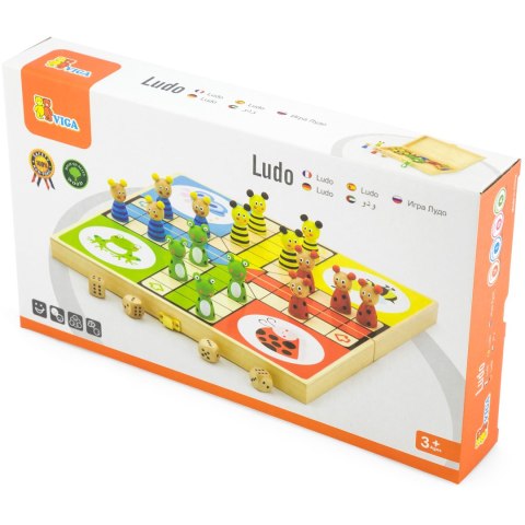 Viga Toys VIGA Drewniana gra Ludo Chińczyk