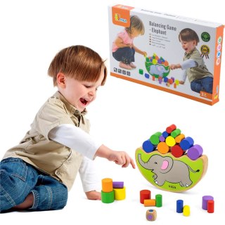 Viga Toys VIGA Drewniana układanka Balansujący Słoń Montessori