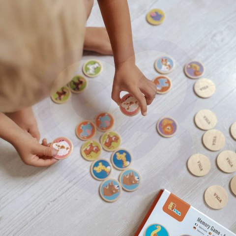 Viga Toys VIGA Gra Zapamiętywanie Memory Zwierzątka