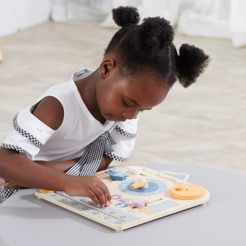 Viga Toys VIGA PolarB Drewniany Kalendarz i Zegar Montessori