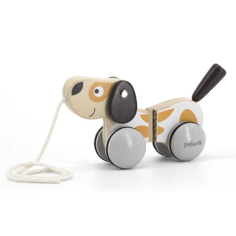 Viga Toys VIGA PolarB Drewniany Piesek do Ciągnięcia