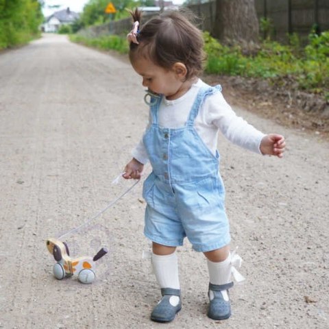 Viga Toys VIGA PolarB Drewniany Piesek do Ciągnięcia