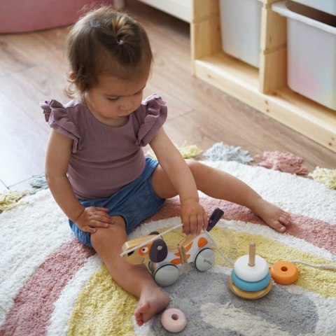 Viga Toys VIGA PolarB Drewniany Piesek do Ciągnięcia