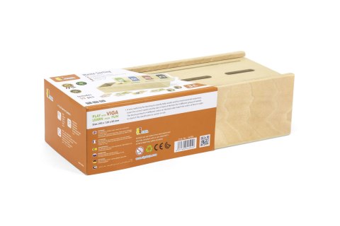 Viga Toys VIGA Układanka Gra edukacyjna drewniana do nauki sortowania śmieci