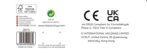 Classic World CLASSIC WORLD Drewniane Klocki Dla Dzieci 50 el.