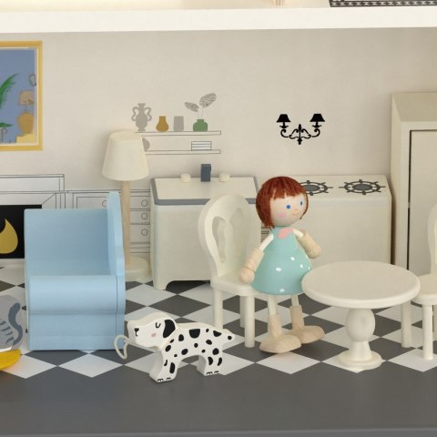 Classic World CLASSIC WORLD Drewniany Domek dla Lalek Vintage