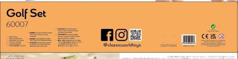 Classic World CLASSIC WORLD Drewniany Zestaw do Gry w Golfa Różne Przeszkody
