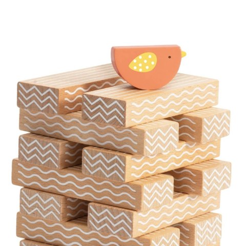 Classic World CLASSIC WORLD Gra Edukacyjna Układanie Klocków Ptaków 23 el.