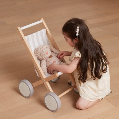 Viga Toys VIGA Drewniany Wózek Dla Lalek Spacerówka