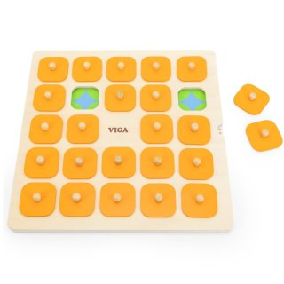 Viga Toys VIGA Gra Pamięciowa Memory Zgadnij Obrazki 10 Kart Montessori Duża